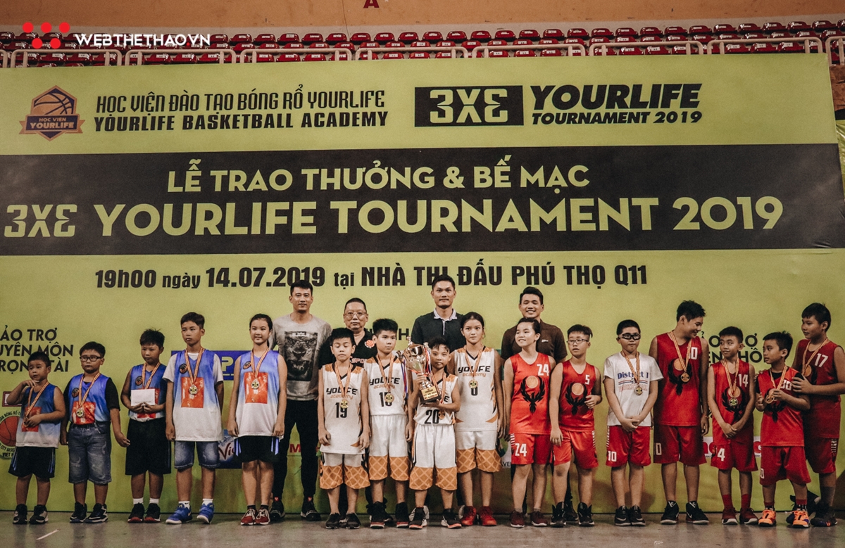 Chung kết giải YourLife 3x3 Tournament 2019: Bóng rổ Gò Vấp tỏa sáng với 2 cúp vô địch danh giá